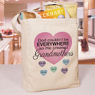 Personalized God Couldn't Be Everywhere Canvas Tote Bag