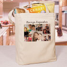 Collage Photo Canvas Tote Bag