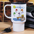 Personalized Fishing Buddies Travel Mug