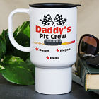 Daddy's Pit Crew Personalized Travel Mugs