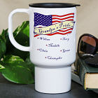 Personalized USA Pride Travel Mug