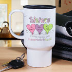 Personalized Sisters Travel Mug