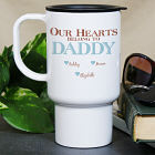Personalized Our Hearts Belong To Him Travel Mug