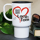 Personalized Romantic Message Barcode Travel Mug T249780