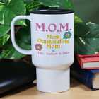 Personalized Outstanding Mom Travel Mug 23961MT