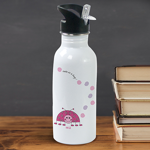 Ladybug Water Bottle Personalized Ladybug Water Bottle