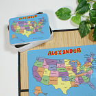 Personalized United States Puzzle Piece Tin U407122