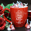 Hugs and Kisses Coffee Bistro Mug with Hershey's Kisses® 232363