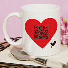 Personalized QR Code Heart Coffee Mug 252390