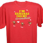 Bananas For My Personalized T-shirt 33205x