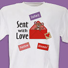 Sent With Love Valentine T-shirt