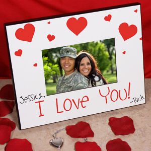 Personalized I Love You Printed Frame