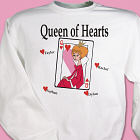 Queen of Hearts Valentine Sweatshirt