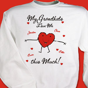 Love Me This Much Valentine Sweatshirt