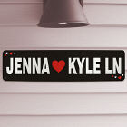 Personalized Lovers Lane Metal Sign 63132168