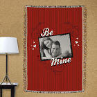 Personalized Be Mine Photo Tapestry Trow Blanket 83029505