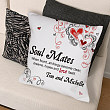 Personalized Soul Mates Throw Pillow 83032213