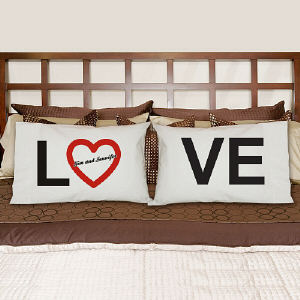 Love Personalized Pillowcase Set