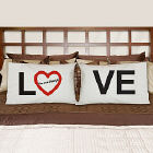 Love Personalized Pillowcase Set