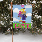 Personalized Swing Couple Garden Flag