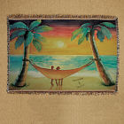Personalized Beach Sunset Throw Blanket 83052845