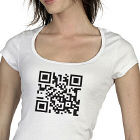 Personalized Barcode Scanner Ladies Fitted T-Shirt B35240X
