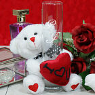 Engraved Bud Vase with I Love You Teddy Bear L524812VH