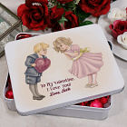 Personalized Be Mine Candy Tin