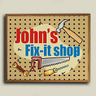 My Fix-It Shop Personalized Printed Plaque 420955