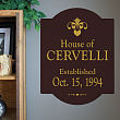 Our House Personalized Wall Sign
