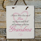How Much Love Personalized Slate Plaque