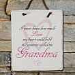 How Much Love Personalized Slate Plaque 63121356