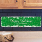 Personalized Holiday Wall Sign