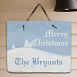 Personalized Merry Christmas Slate Plaque 63131347