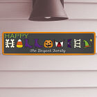 Personalized Halloween Wall Sign