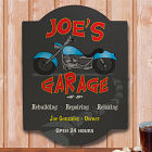 My Garage Personalized Motorcycle Wall Signs