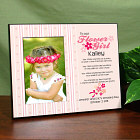 To Our Flower Girl Personalized Printed Frame