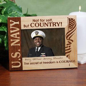 U.S. Navy Wood Picture Frame