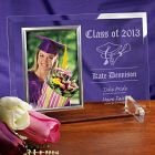 Take Pride Graduation Beveled Glass Picture Frame