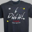 I Did It! Personalized T-shirt 33385x