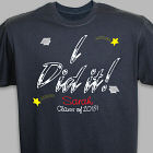 I Did It! Personalized T-shirt 33385x