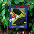 Personalized Graduation Garden Flag