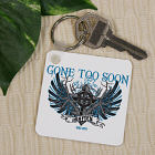 Personalized Gone Too Soon Memorial Key Chain