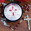 Personalized Confirmation Rosary and Case 63002