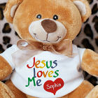 Jesus Loves Me Personalized Teddy Bear 8912713