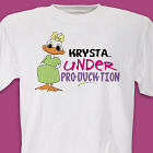 Under ProDUCKtion Personalized Maternity T-shirt