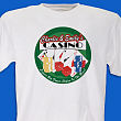 Poker Casino Personalized Adult T-shirt 31470XX