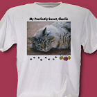Purrfectly Sweet Cat Personalized Photo T-shirt
