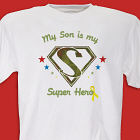 My Super Hero Soldier Personalized Military T-shirt