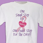 Custom Printed Breast Cancer Awareness Walk Shirt